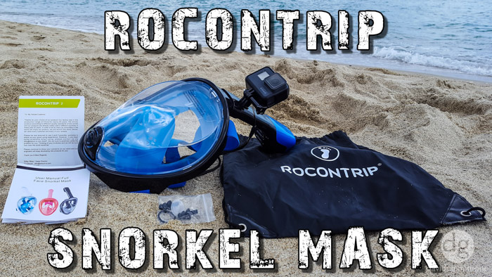 ROCONTRIP Full Face Snorkeling Mask with Gopro Mount • UNBOXING