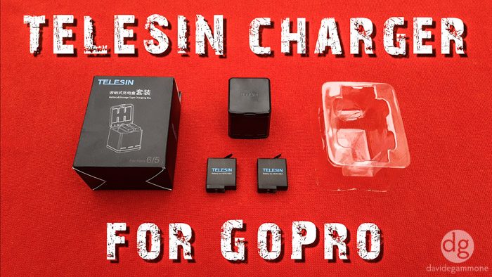TELESIN Triple Charger and Batteries for GoPro: unboxing and test